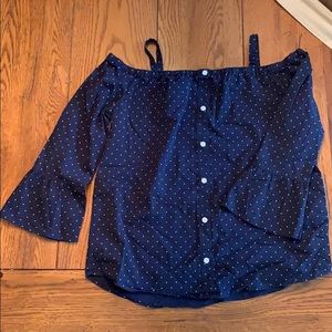 Abercrombie Cold-Shoulder Top